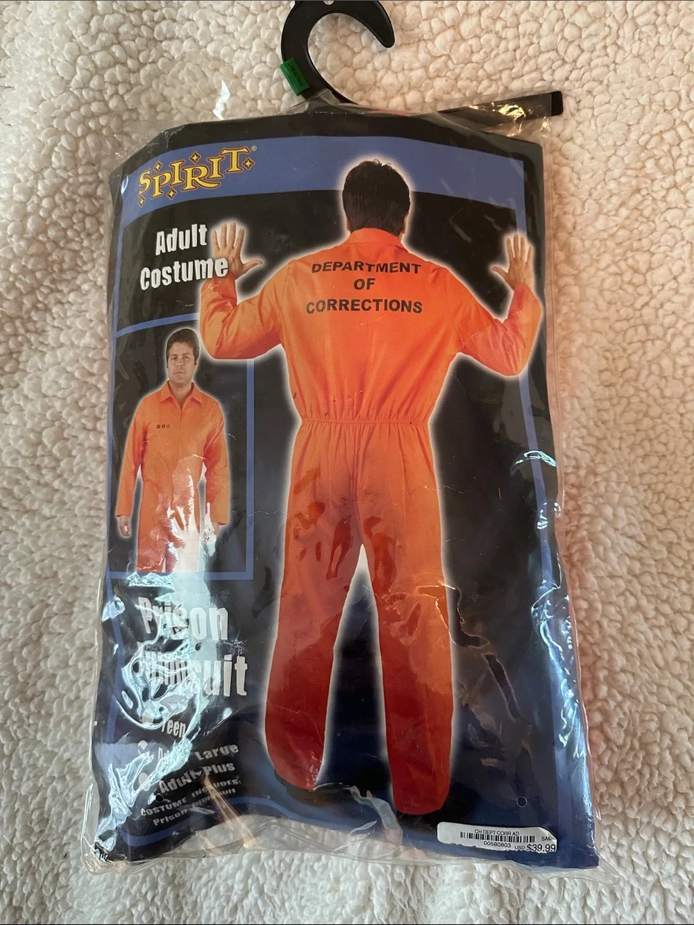 Spirit Bright Orange DOC Men's One-Piece Bodysuit - Picture 10 of 12